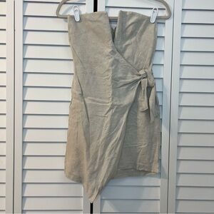 bec + bridge Strapless Linen Dress
